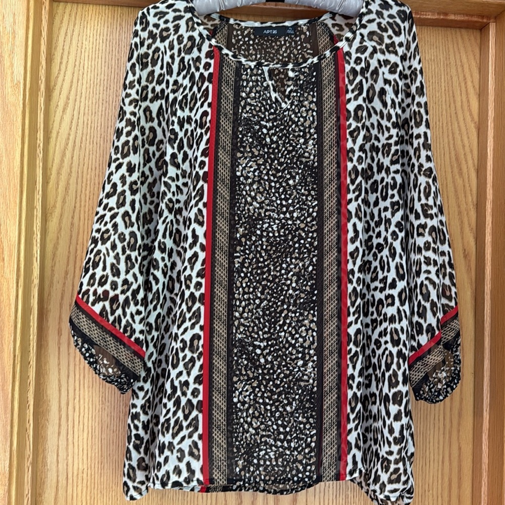 Apt. 9 Multicolor Patterned Blouse